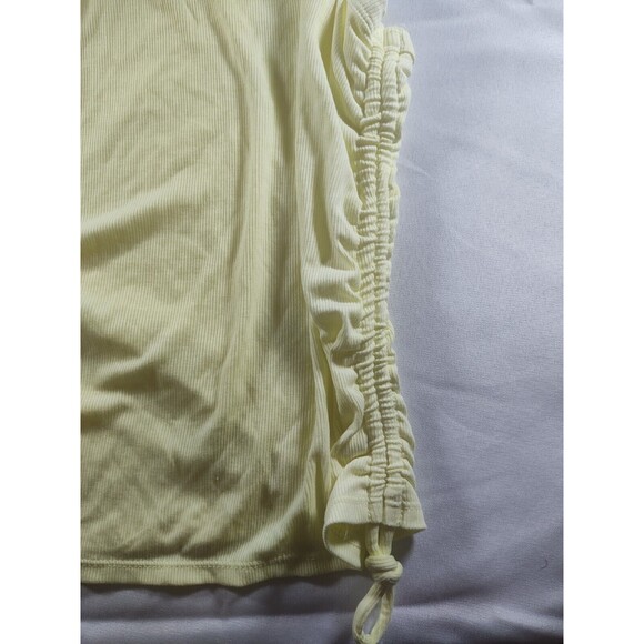 All in Motion Women's Size XS Side Cinch Tank Top Light Yellow - Picture 4 of 4